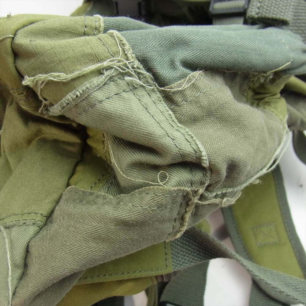 Supreme シュプリーム × JUNYA WATANABE 21AW Patchwork Backpack ジュンヤワタナベ パッチワーク バックパック オリーブ カーキ系【極上美品】【中古】