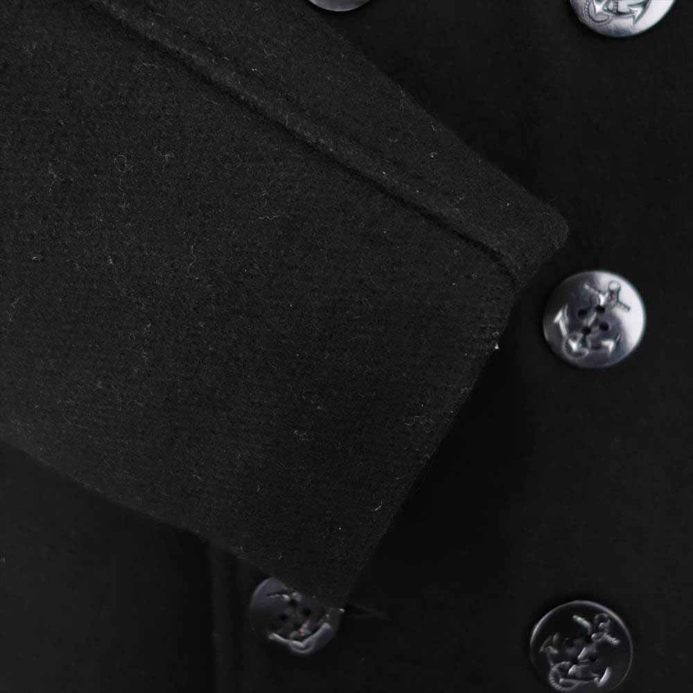 schott ショット 740N USA製 Naval Pea Coat ヘビー メルトン ピーコート ブラック系 36【中古】