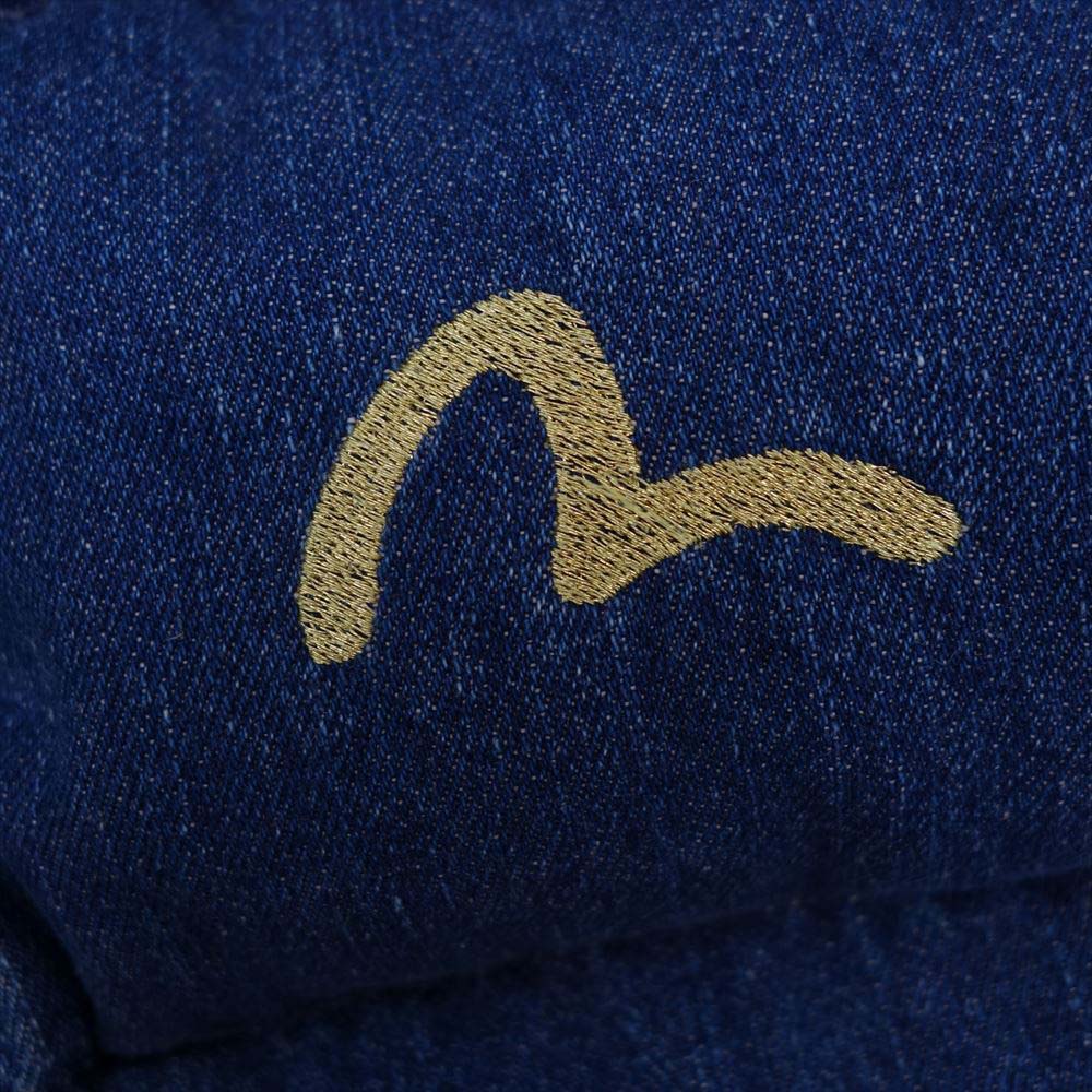 EVISU エヴィス YAMANE GUARANTENND ヤマネ 山根 デニム ダウン ベスト ライトブルー系 40【中古】