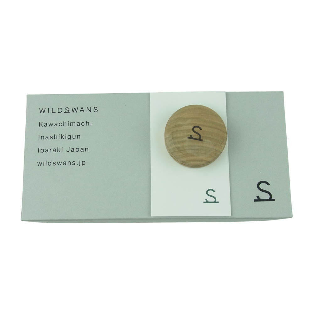 WILDSWANS ワイルドスワンズ Byrne バーン 3つ折り ウォレット 財布 イングリッシュブライドル ブラック系【中古】