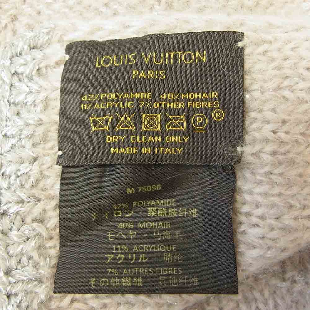 LOUIS VUITTON ルイ・ヴィトン M75096 エシャルプ モノグラム サンセット マフラー ベージュ系【中古】