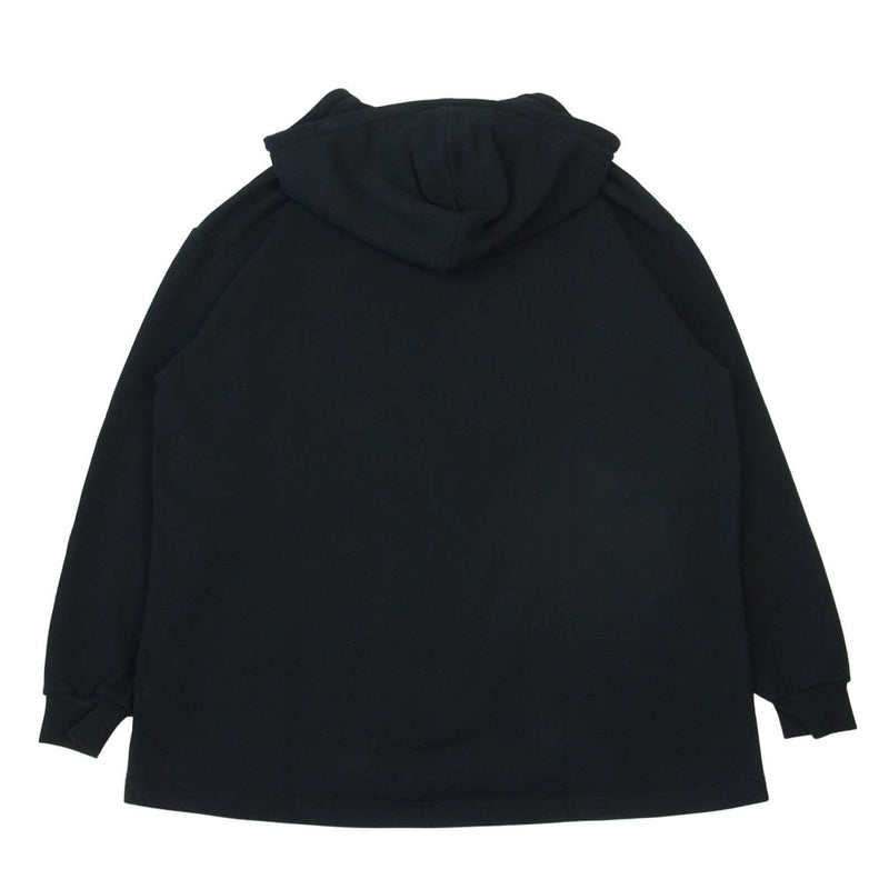 BALENCIAGA バレンシアガ 17AW 482217 国内正規品 Femme Fatale Headscarf Hoody プルオーバー  パーカー ブラック系 S【中古】