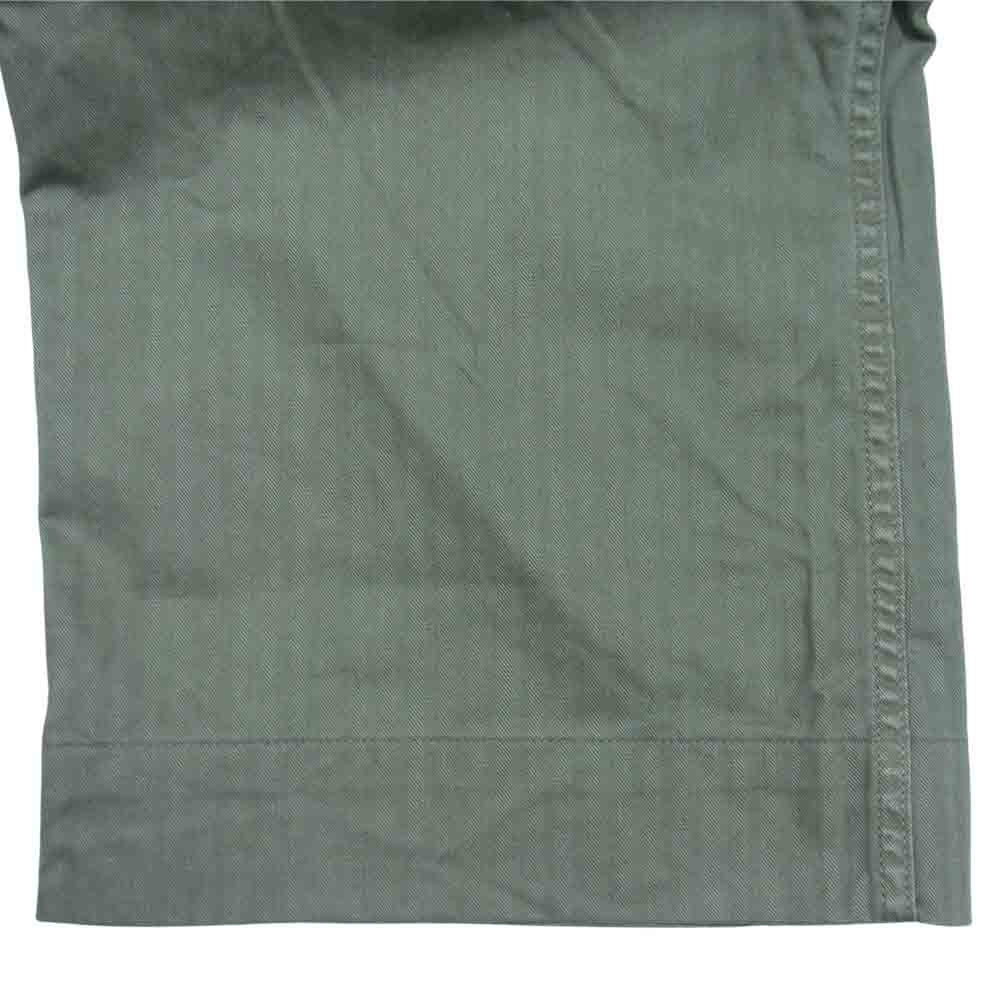 RRL ダブルアールエル 国内正規品 782658908001 Army Utility Flat Pant Herringbone ヘリンボーン アーミー ユーティリティ パンツ カーキ系 36【中古】