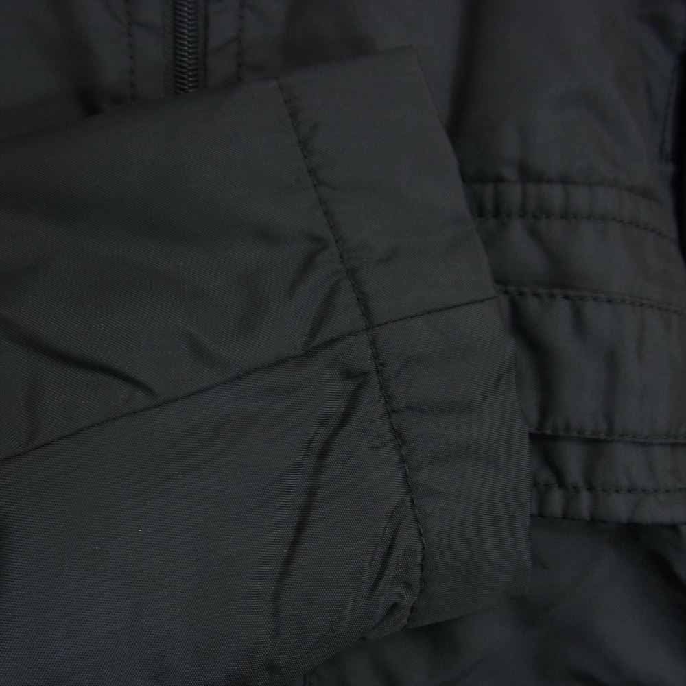 DIRK BIKKEMBERGS ダークビッケンバーグ 襟ニット ナイロン 中綿 ジャケット ブラック系 M【中古】