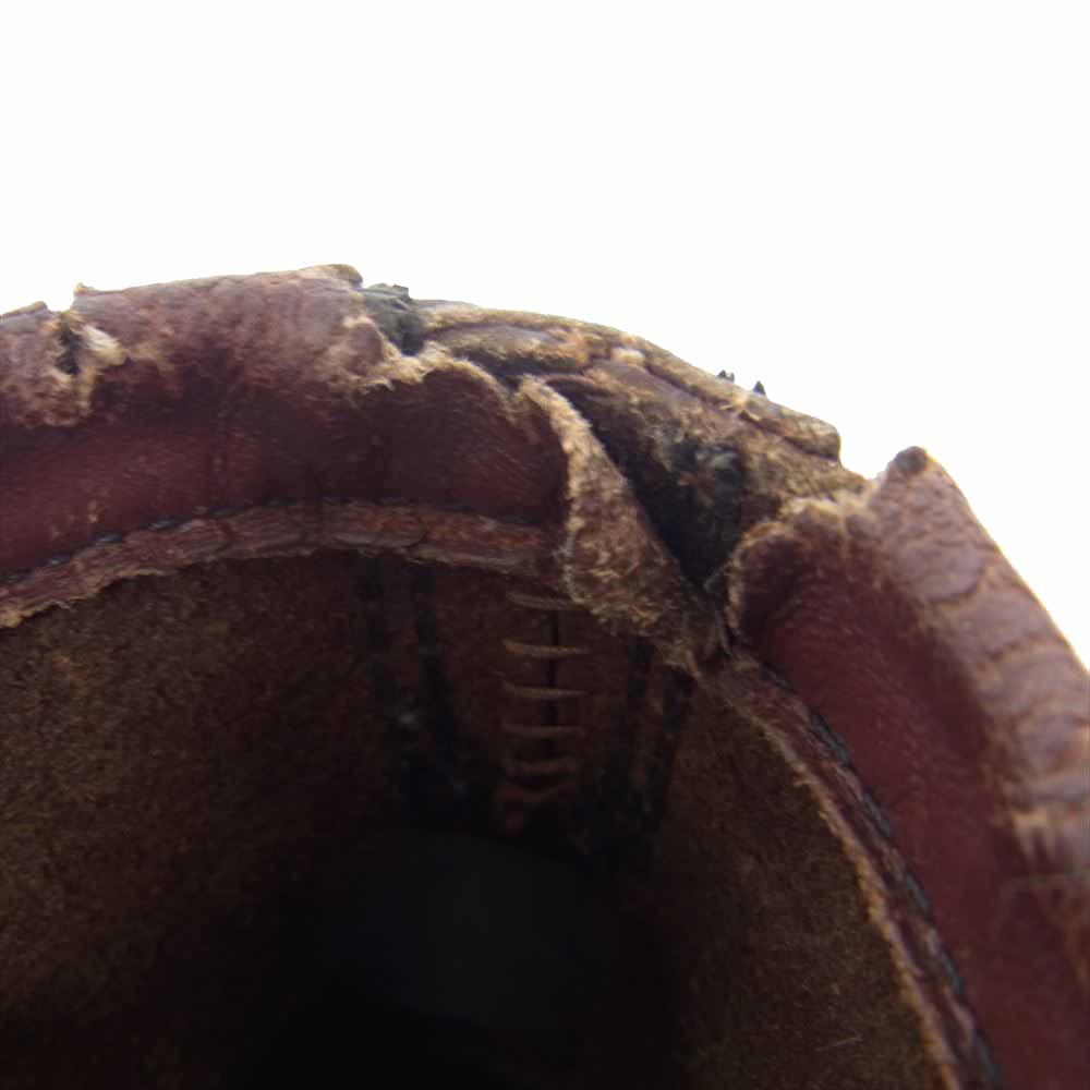 RED WING レッドウィング 80s 白四角犬タグ MADE IN U.S.A 表記 6Inch Classic Moc 6インチ クラシック モックトゥ ブーツ ブラウン系 6【中古】