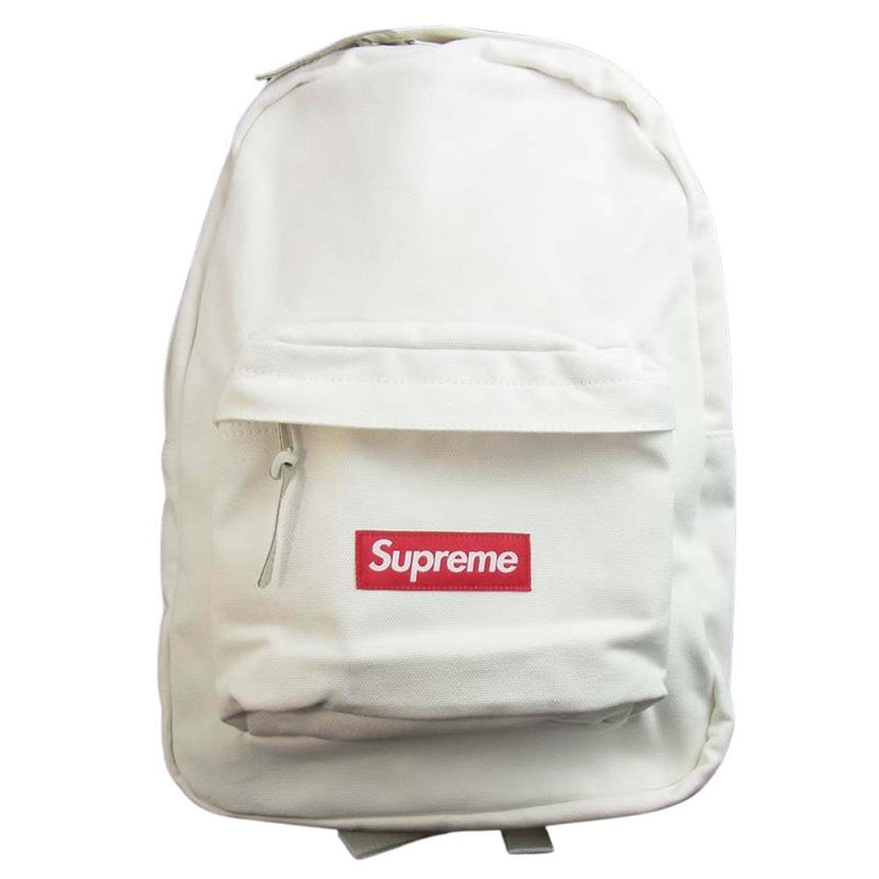 Supreme　Canvas Backpack　ホワイト　シュプリーム