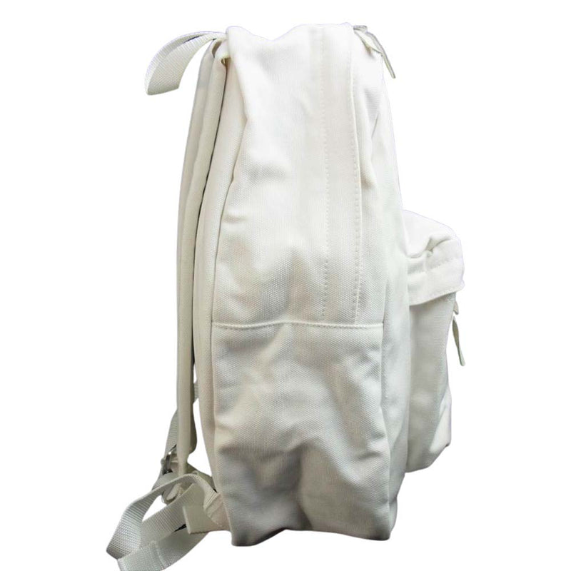 Supreme シュプリーム AW Canvas Backpack ボックスロゴ キャンバス バックパック リュック ホワイト系美品中古