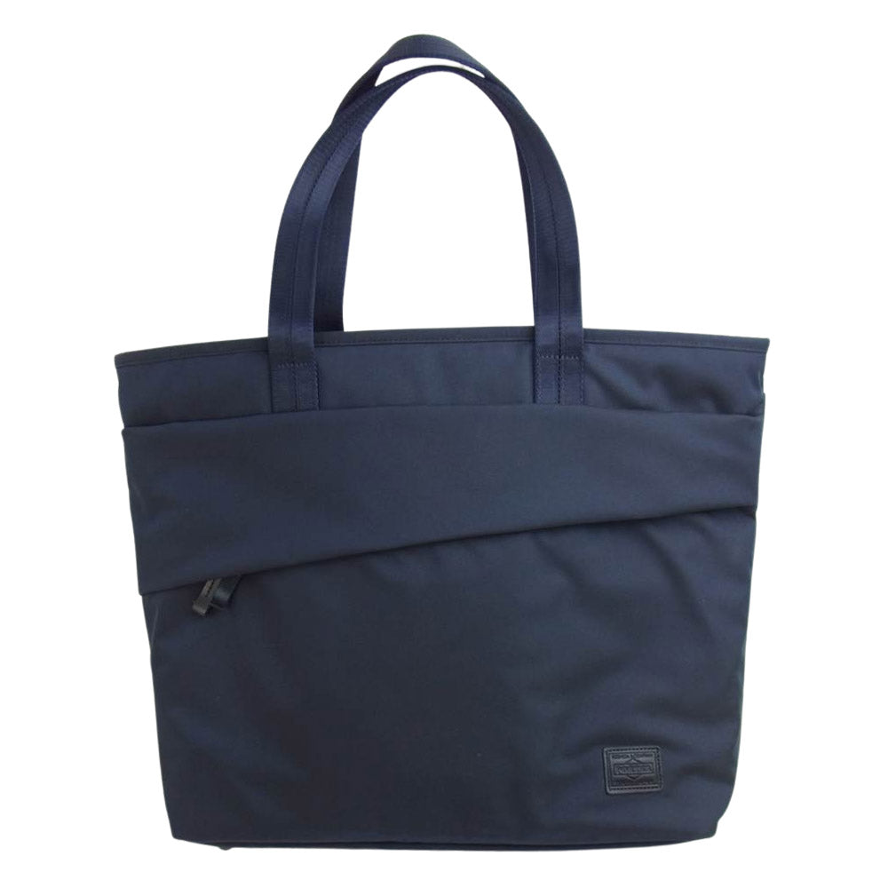美品 PORTER TIME（タイム） トートバッグ ナイロン レザー持ち手