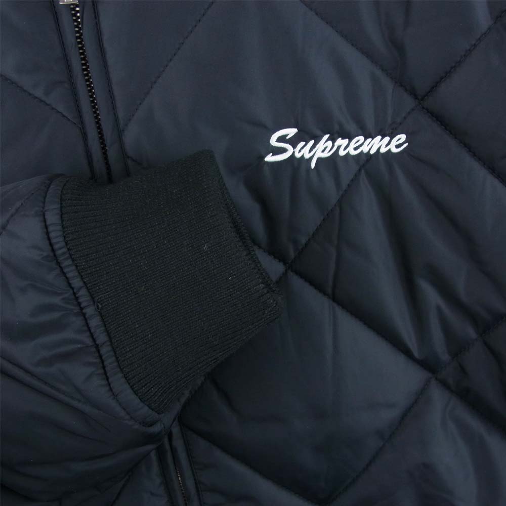 Supreme シュプリーム 21AW Quit Your Job Quilted Work Jacket キルティング ワーク ジャケット ブラック系 XL【新古品】【未使用】【中古】
