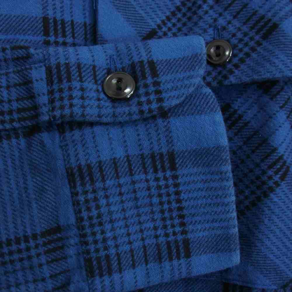 NEIGHBORHOOD ネイバーフッド 19SS 191TSNH-SHM09 チェック ネル シャツ ブルー系 S【中古】