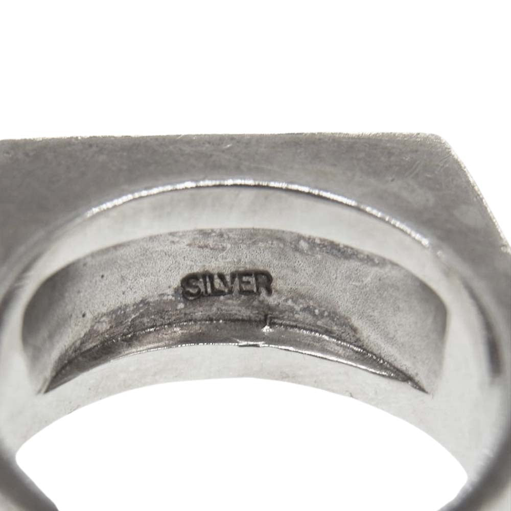 UNDERCOVER アンダーカバー スクエア ロゴ リング【中古】