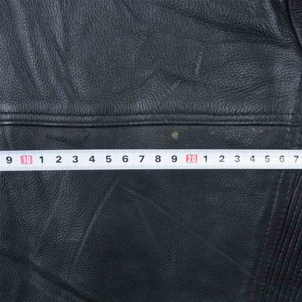 BELSTAFF ベルスタッフ ヴィンテージ 80s 英国製 レザー ライダース ジャケット ブラック系 40【中古】