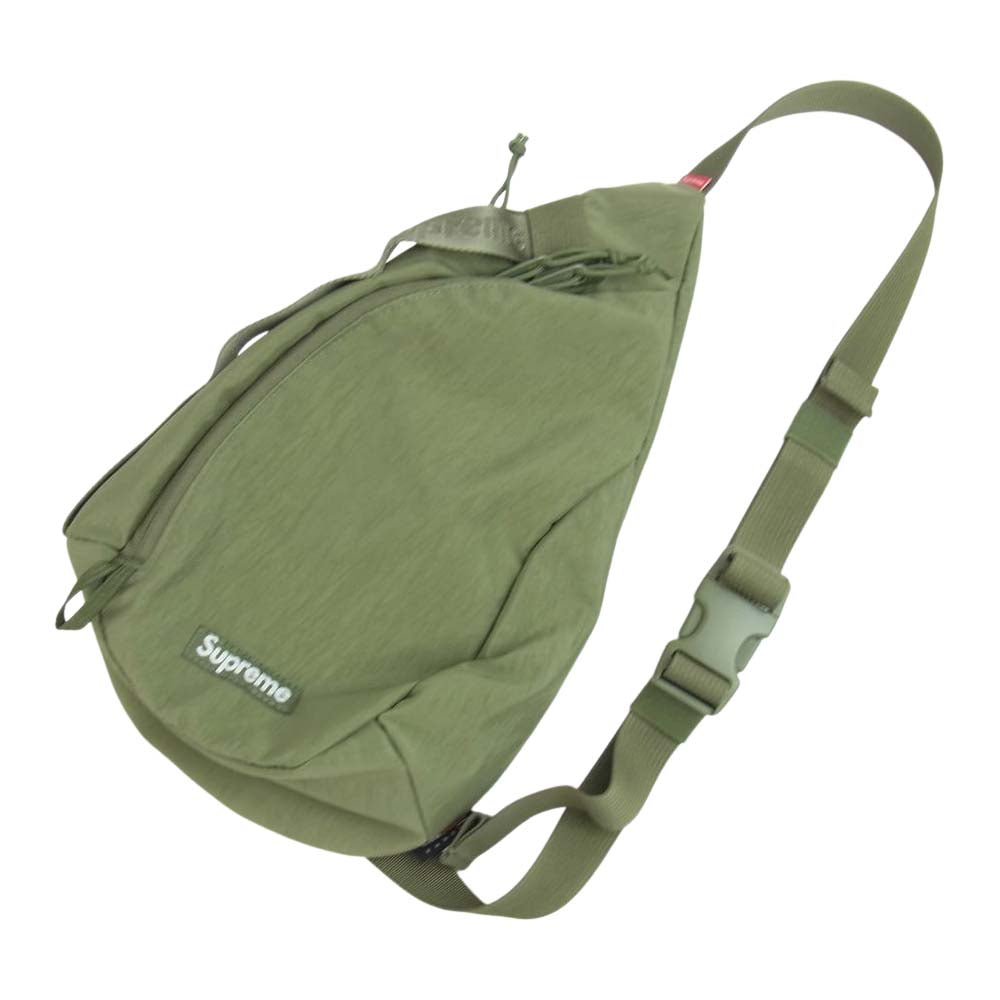 Supreme シュプリーム 20AW SLING BAG スリング ワンショルダー バッグ カーキ系【中古】