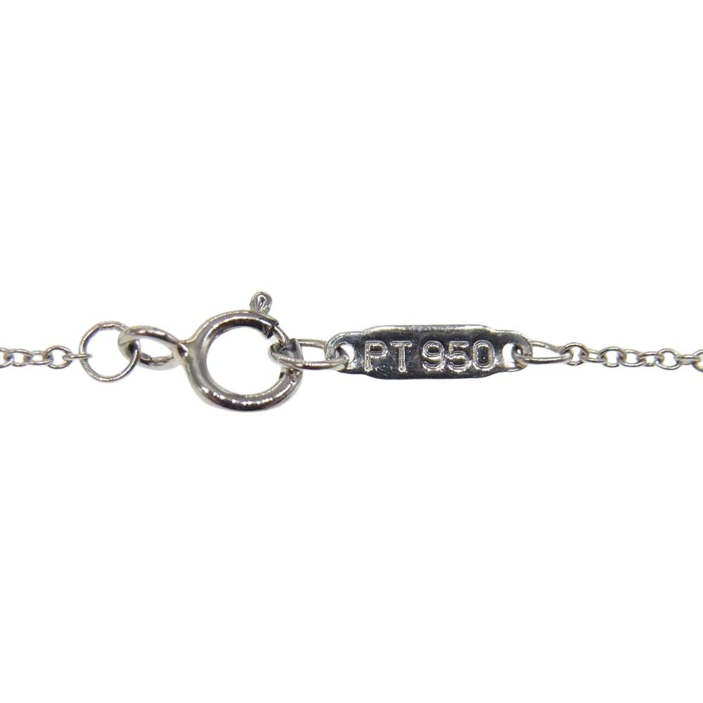 TIFFANY&Co. ティファニー Pt950 ソリティア ダイヤ ネックレス【中古】