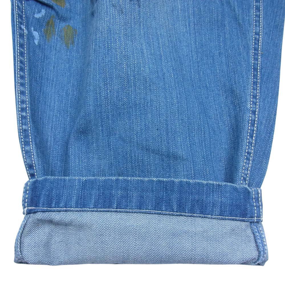 リベレイダース 727022103 DENIM PAINTER SARROUEL PANTS デニム ペイント サルエル パンツ インディゴブルー系 M【美品】【中古】