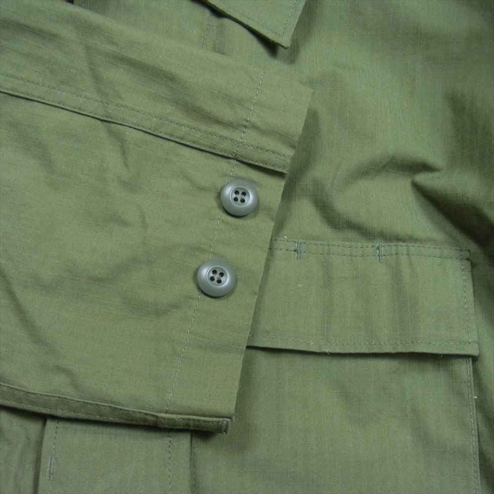WTAPS ダブルタップス 21SS WMILL-LS01 LS NYCO RIPSTOP リップストップ ミリタリージャケット カーキ系 3【美品】【中古】