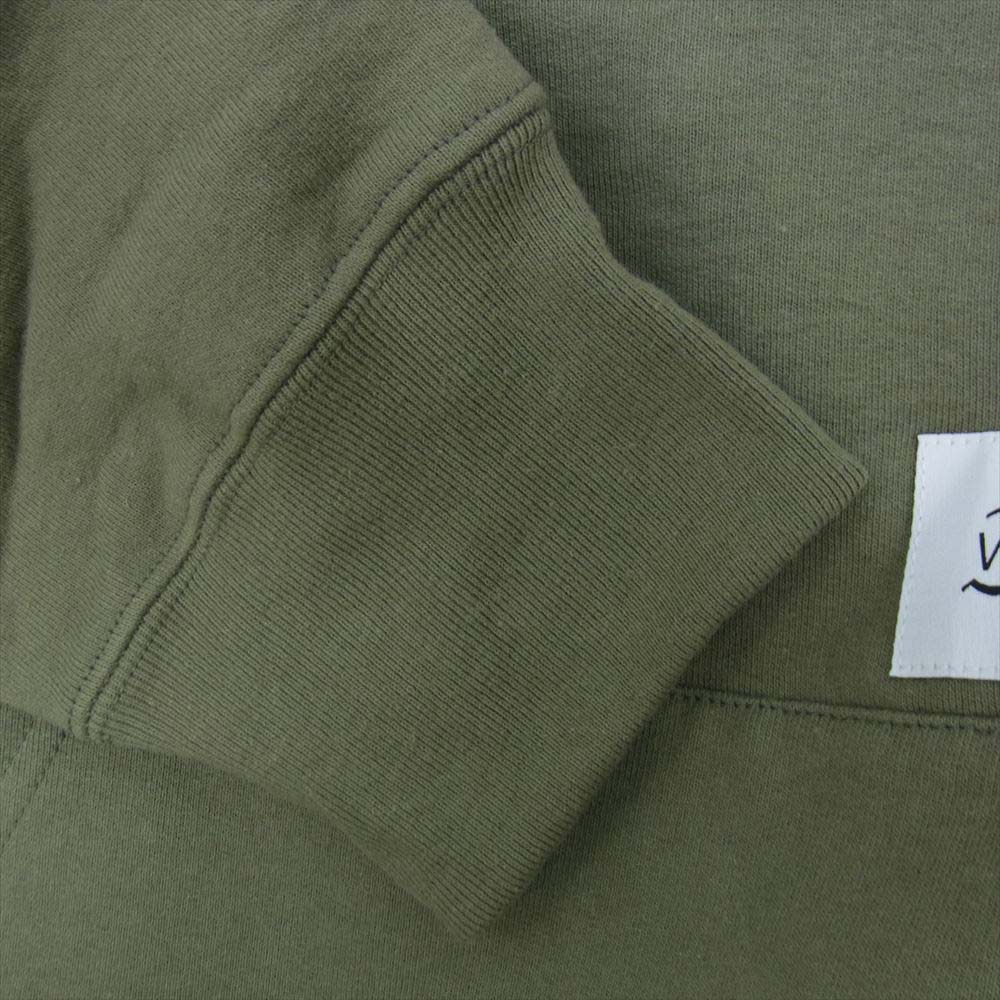 Supreme シュプリーム 21AW WTAPS Sic'em! Hooded Sweatshirt ダブルタップス フーデッド スウェットシャツ プルオーバー パーカー カーキ系 M【新古品】【未使用】【中古】
