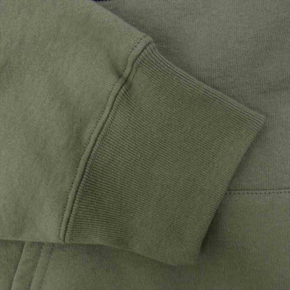 Supreme シュプリーム 21AW WTAPS Sic'em! Hooded Sweatshirt ダブルタップス フーデッド スウェットシャツ プルオーバー パーカー カーキ系 M【新古品】【未使用】【中古】