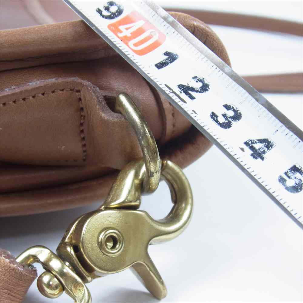 COACH コーチ 9755 USA製 レザー ショルダー バッグ ショルダーバッグ ブラウン系【中古】