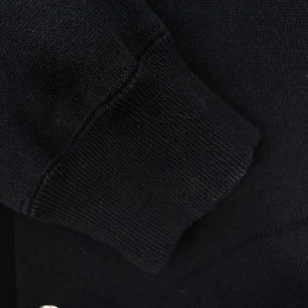 The REAL McCOY'S ザリアルマッコイズ JOE McCOY BALL PARK SNAP BUTTON SWEAT SHIRT MALIBU ジョーマッコイ スナップ ボタン スウェット パーカー ブラック系 L【中古】