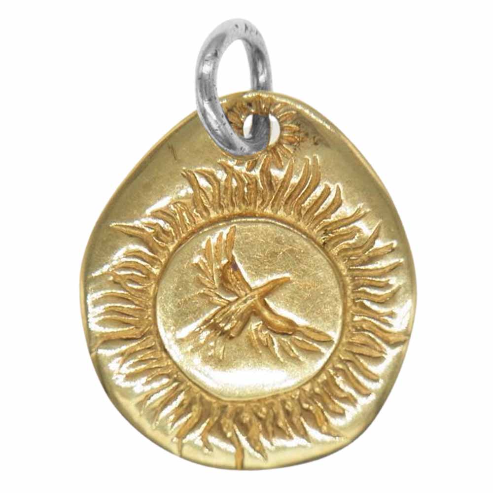 タディアンドキング K18 メタル イーグル Mサイズ ゴールド系【中古