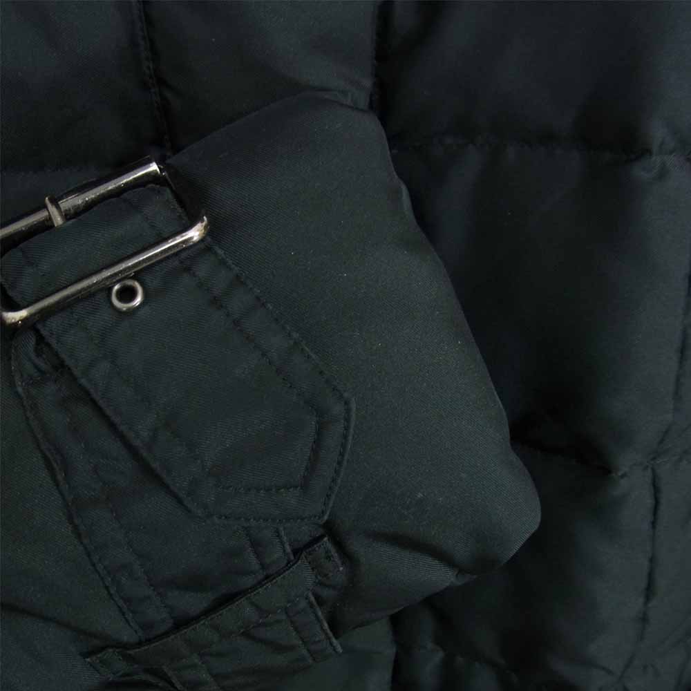 BURBERRY バーバリー 国内正規品 LONDON ロンドン レディース ノバチェック ダウン コート ブラック系 40【中古】