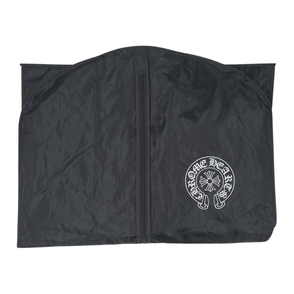 CHROME HEARTS クロムハーツ(原本無) 2225-304-6250 国内正規品 裏地キルティング リブ カシミヤ コットン シルク ダガージップ ブルゾン JVP M ブラック系 M【中古】