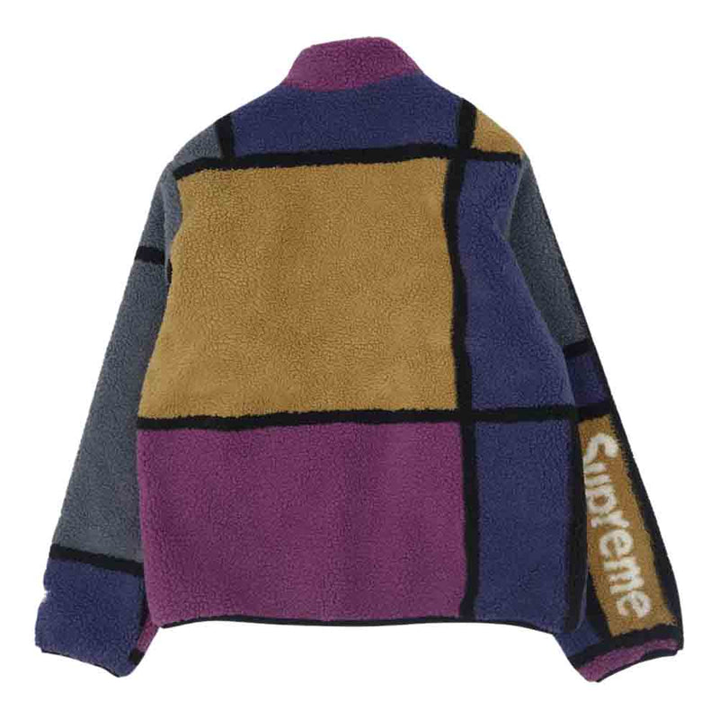 Supreme シュプリーム 20AW Reversible Colorblocked Fleece Jacket リバーシブル カラーブロック  フリース ジャケット マルチカラー系 M【中古】