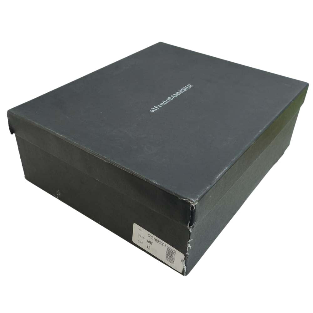 alfredoBANNISTER アルフレッドバニスター 5271005001 レザー ライダース ブーツ グレー系【中古】