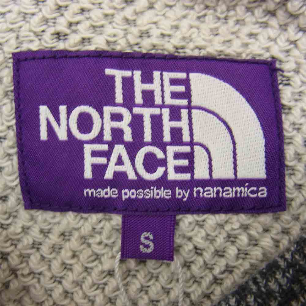 THE NORTH FACE ノースフェイス NT6850N PURPLE LABEL パープルレーベル Mountain Sweat Crew マウンテン スウェット クルー  グレー系 S【新古品】【未使用】【中古】