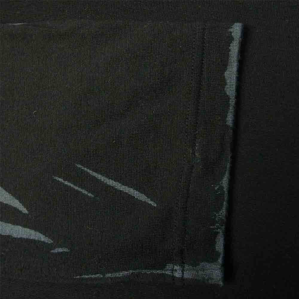 Yohji Yamamoto POUR HOMME ヨウジヤマモトプールオム HR-T11-175 GARMENT DYE OVER PRINT CUT OFF POCKET クルーネックニット ブラック系 3【中古】