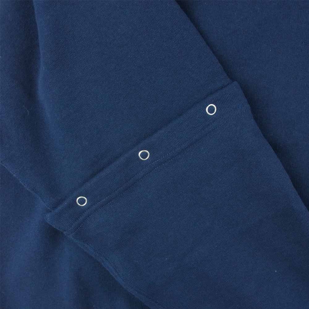 バンブーシュート 2101026 DETACHABLE SLEEVE CREW NECK SWEAT SHIRT デタッチャブル スリーブ クルーネック スウェット ネイビー系 XL【新古品】【未使用】【中古】