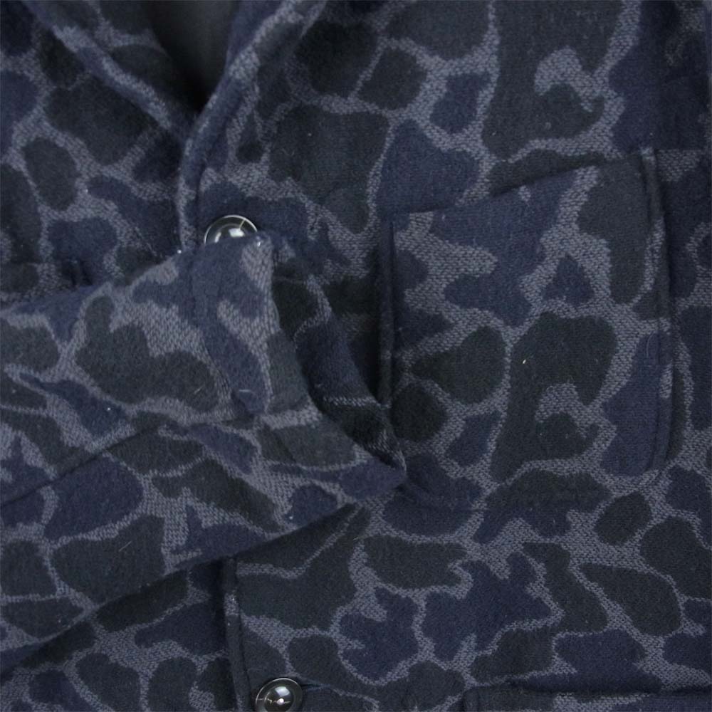 Engineered Garments エンジニアードガーメンツ Lined Bedford Jacket Wool Camo 3B ウール ジャケット グレー系 ブルー系 S【中古】