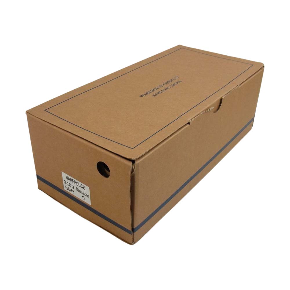 WAREHOUSE ウエアハウス ライン スニーカー ブルー系 9【中古】