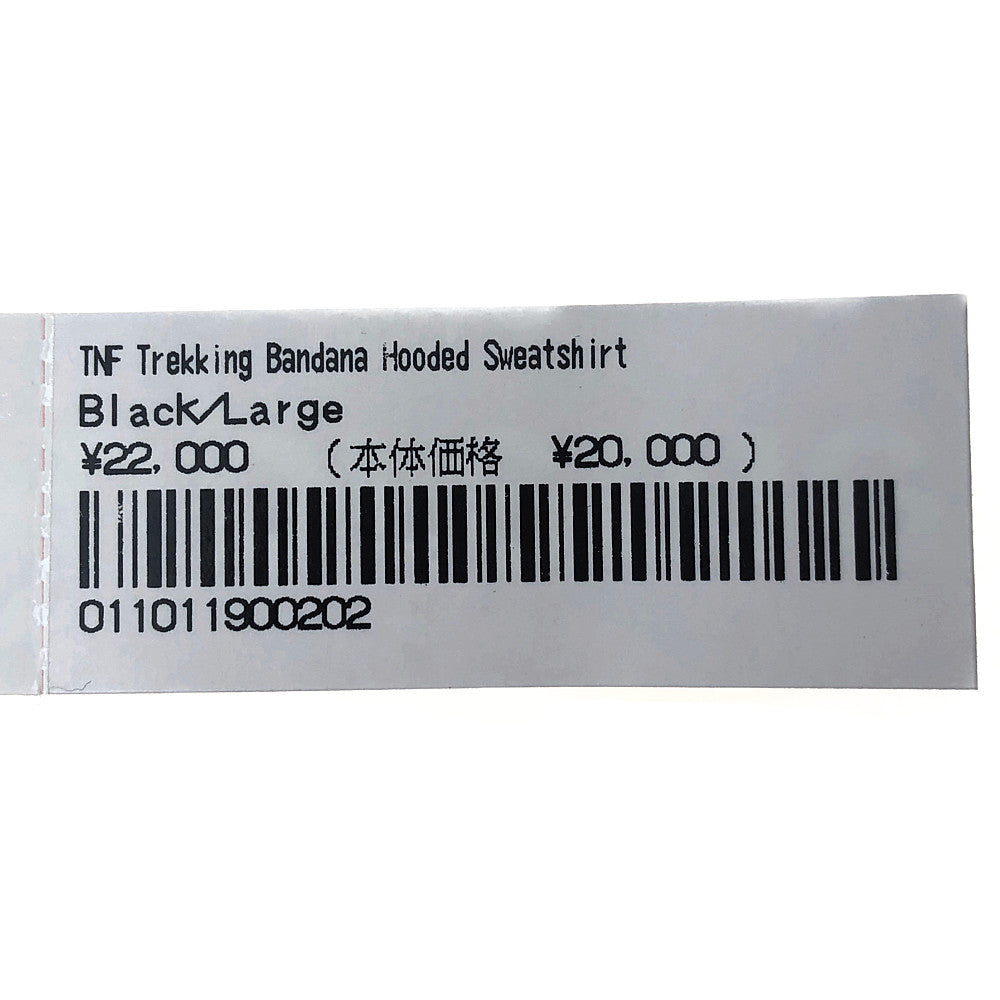 Supreme シュプリーム 22SS THE NORTHFACE Trekking Bandana Hooded Sweatshirt トレッキング バンダナ パーカー ブラック系 ライトブルー系 XL USA L/ASIA XL【新古品】【未使用】【中古】