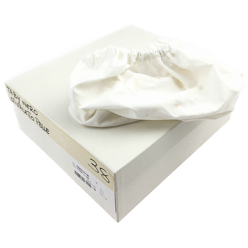 MAISON MARGIELA メゾンマルジェラ 17AW S58WU0136 足袋 タビ ヒールブーツ ブラック系 38【中古】