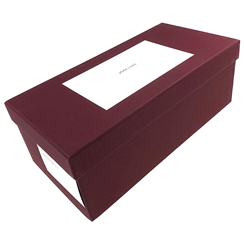 John Lobb ジョンロブ 4395 LOPEZ ロペス SINGLE LEATHER CALF M/W シングル レザーローファー UK8.5E ブラック系 8.5E【新古品】【未使用】【中古】