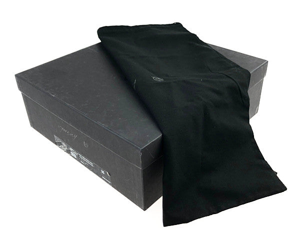 マルセル MW2735 OPEN TOE HEELED ANKLE BOOTS オープントゥ ヒール アンクル ブーツ ブラック系 35【中古】