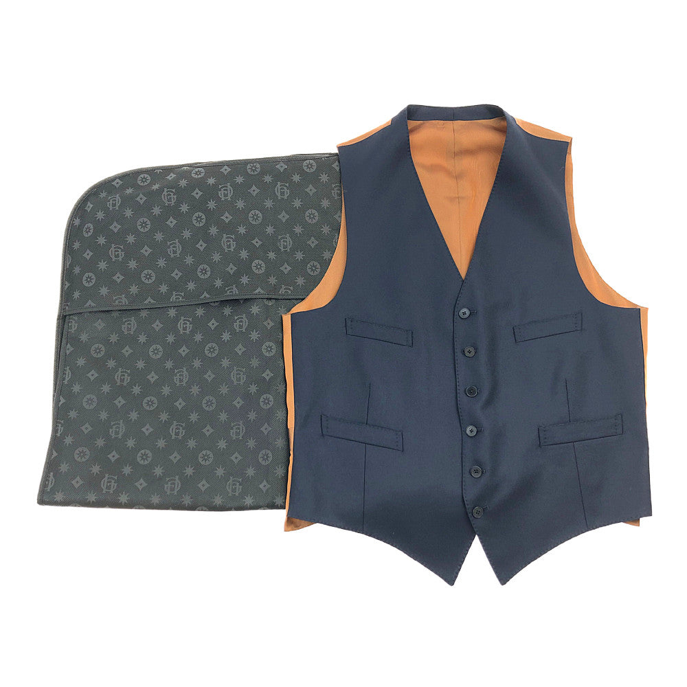 GLADHAND & Co. グラッドハンド TAILORED HARRY SUIT テーラード ハリー ジャケット ベスト ジレ スラックス パンツ 3ピース セットアップ ダークネイビー系【美品】【中古】