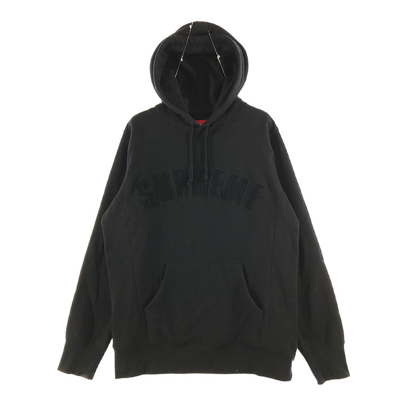 黒 M supreme arc logo hooded sweatshirt購入先シュプリーム渋谷