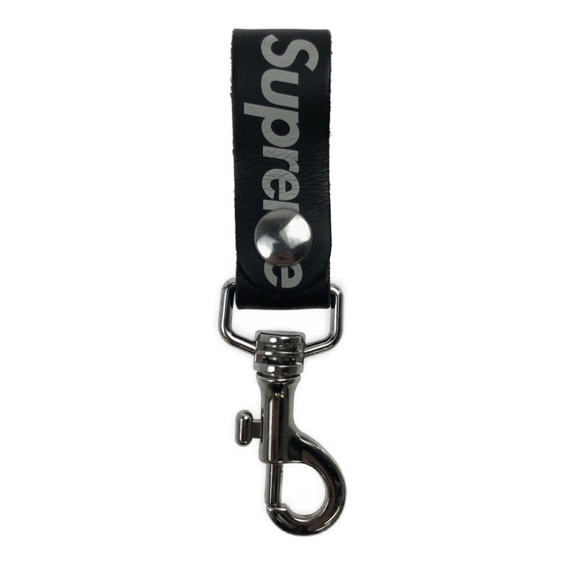 Supreme Leather Key Loop キーループ 黒 ブラック