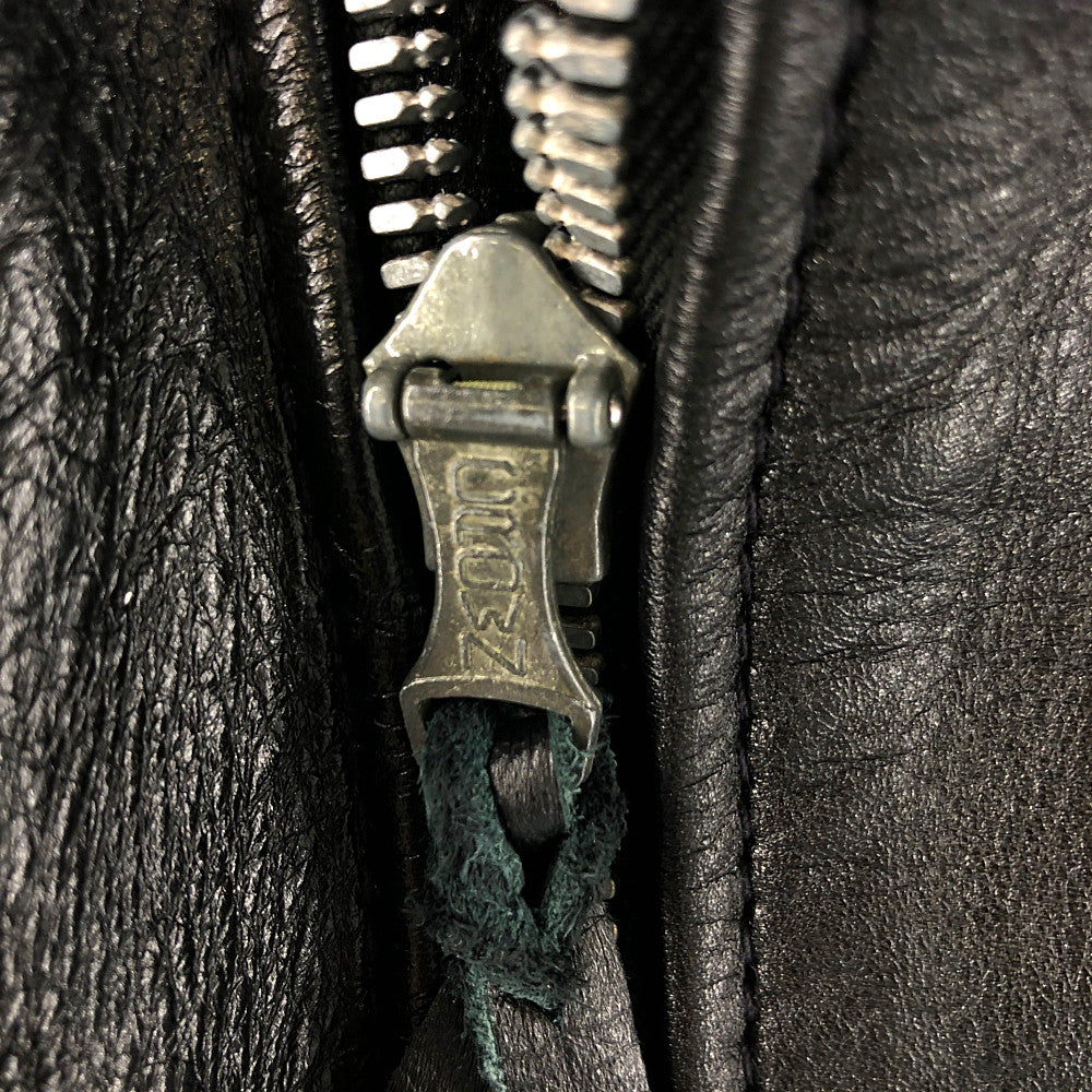 LANGLITZ LEATHERS ラングリッツレザーズ COMSTOCK HORSE HIDE カムストック ホースハイド ライダース ジャケット ブラック系【中古】