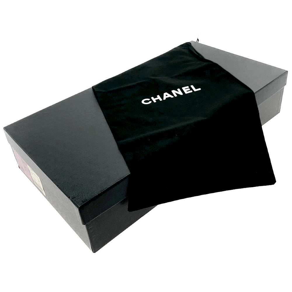 CHANEL シャネル ココマーク ロングブーツ ブラック系 36C【中古】