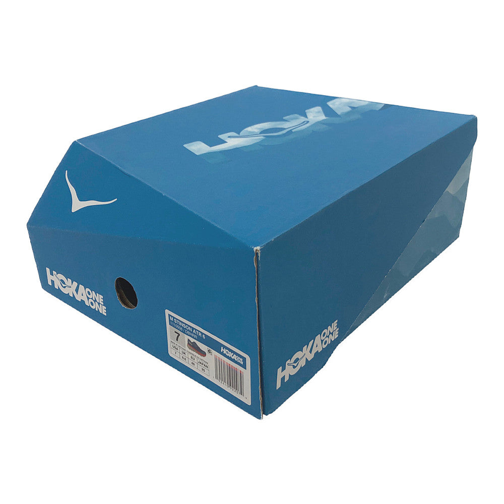 HOKA ONE ONE ホカ オネオネ 1110506 STINSON ATR 6 スティンソン ローカット スニーカー ランニングシューズ ブルー系 US7【中古】