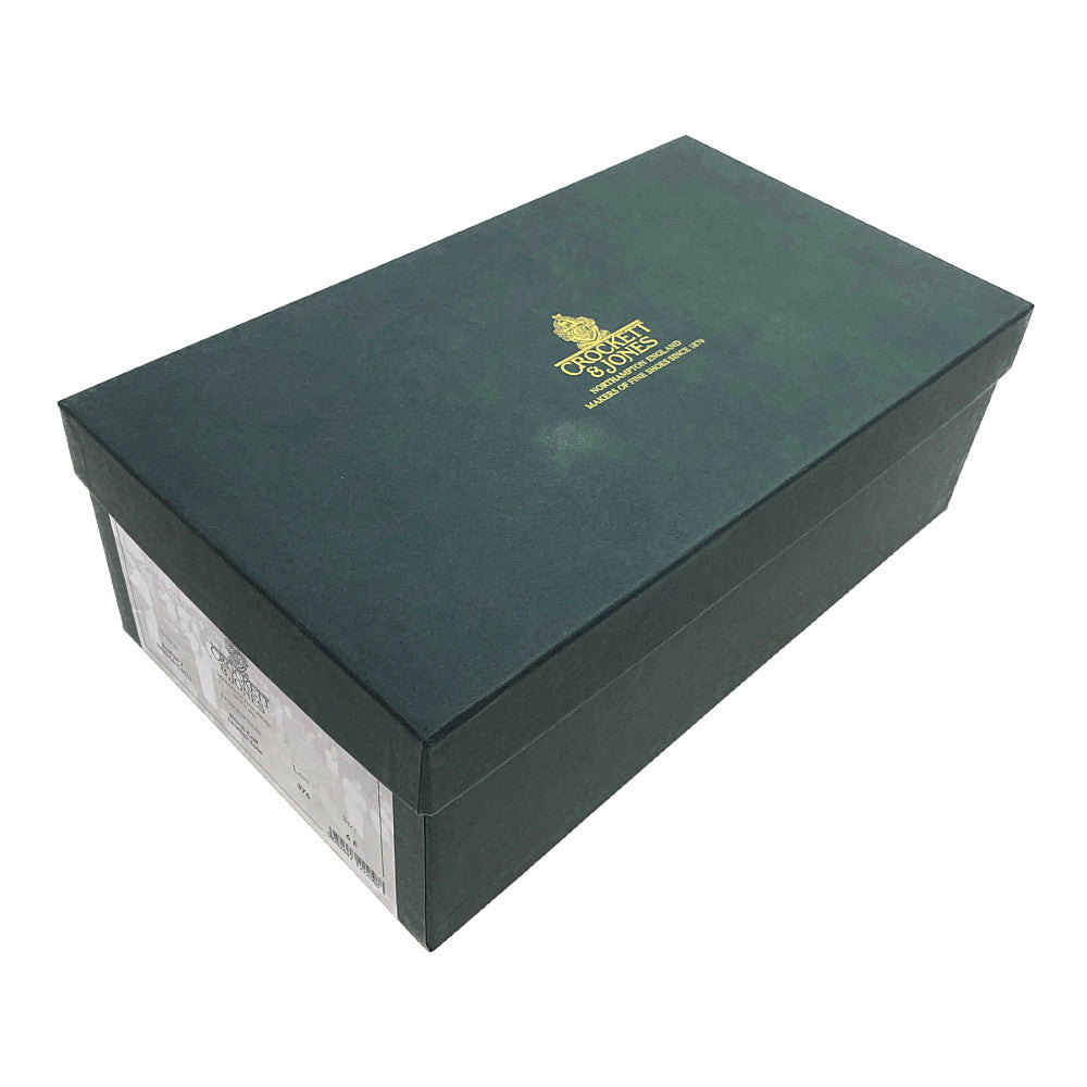 CROCKETT&JONES クロケットアンドジョーンズ 26224 BOSTON 2 ボストン コインローファー ブラック系 6E【中古】