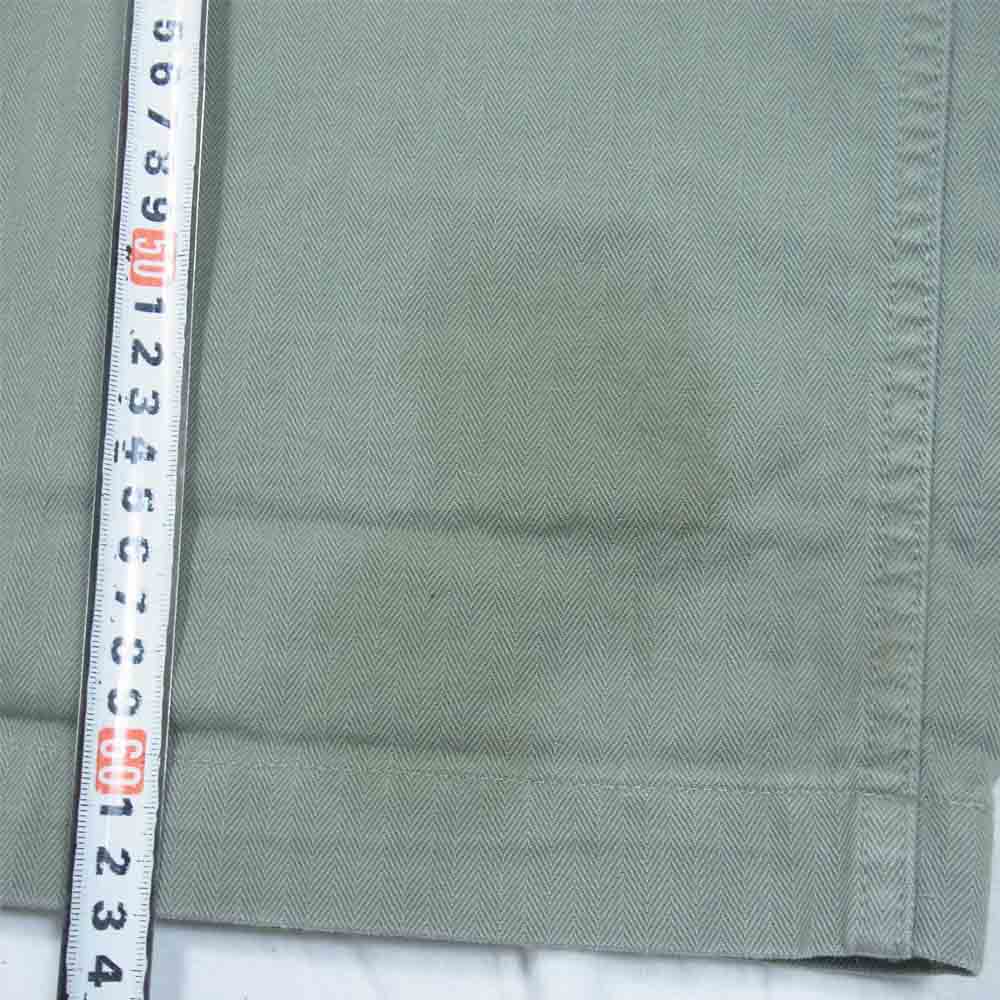 TENDERLOIN テンダーロイン T-HERRINGBONE WORK PNT ヘリンボーン ワーク パンツ カーキ系 XL【中古】