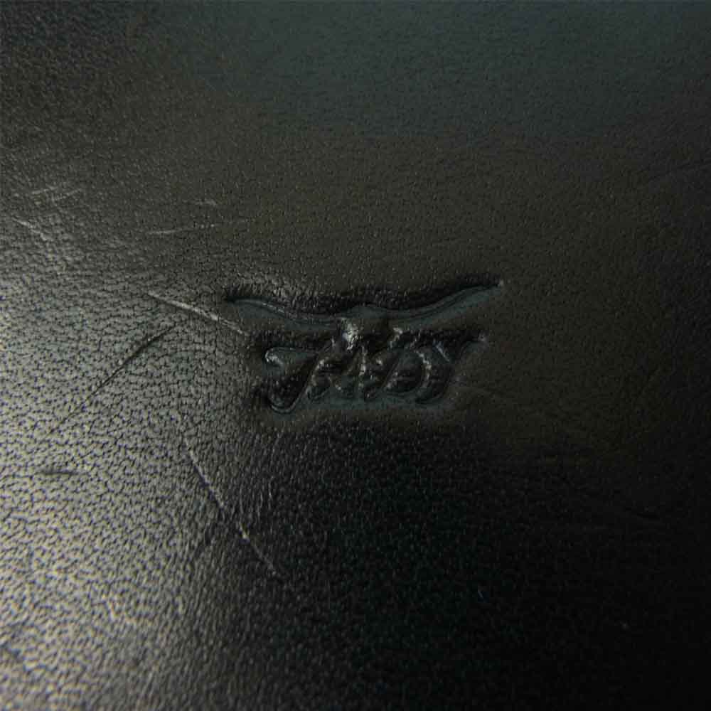 タディアンドキング コンチョ ビーズ カスタム レザー ウォレット ブラック系【中古】