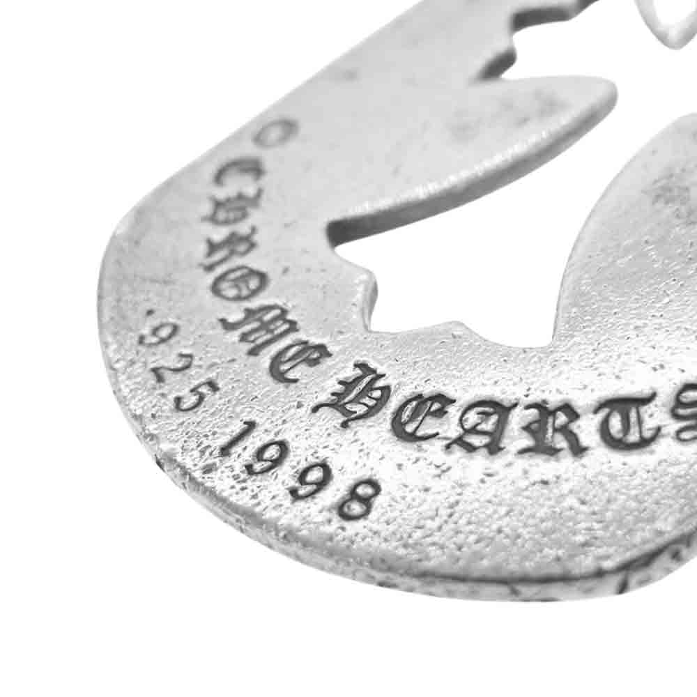 CHROME HEARTS クロムハーツ(原本無) D TAG LRG CO CRS カットアウトクロス ドッグタグ ラージ シルバー系【中古】