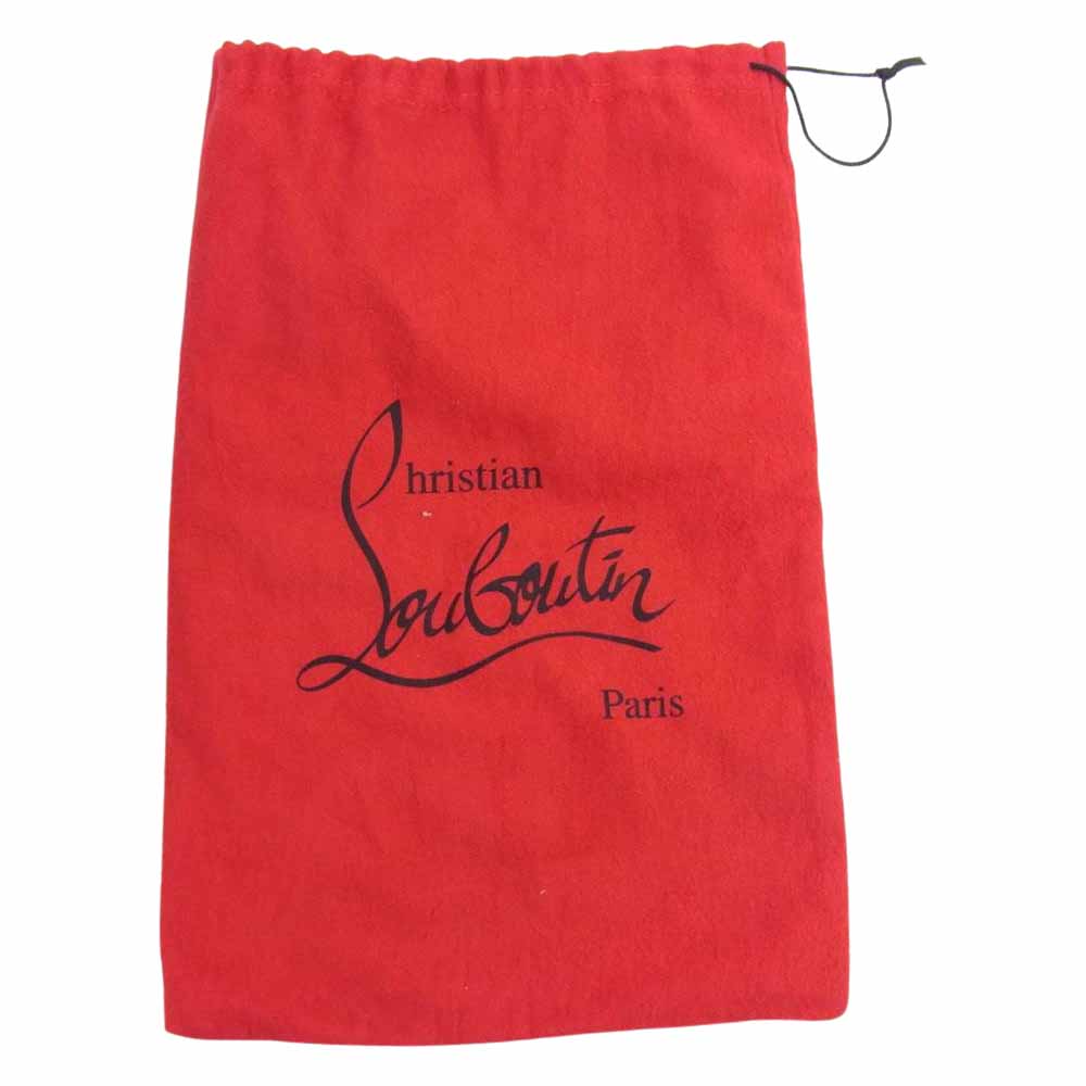 Christian Louboutin クリスチャンルブタン エナメル ストラップ ハイヒール パンプス シューズ ブラック ブラック系 38.5【中古】