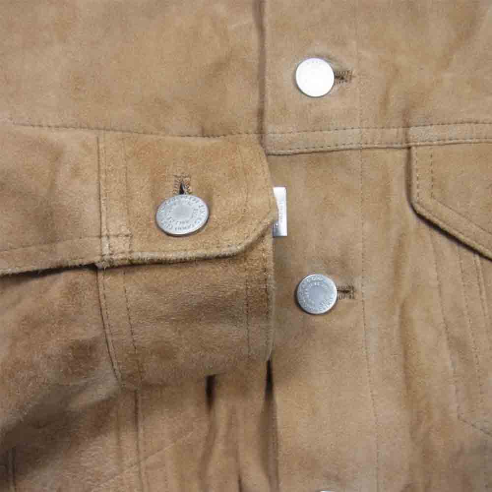 CRIMIE クライミー C1K1-JK11 SUEDE LEATHER JACKET スエード レザー シャツ ジャケット ベージュ系 M【中古】
